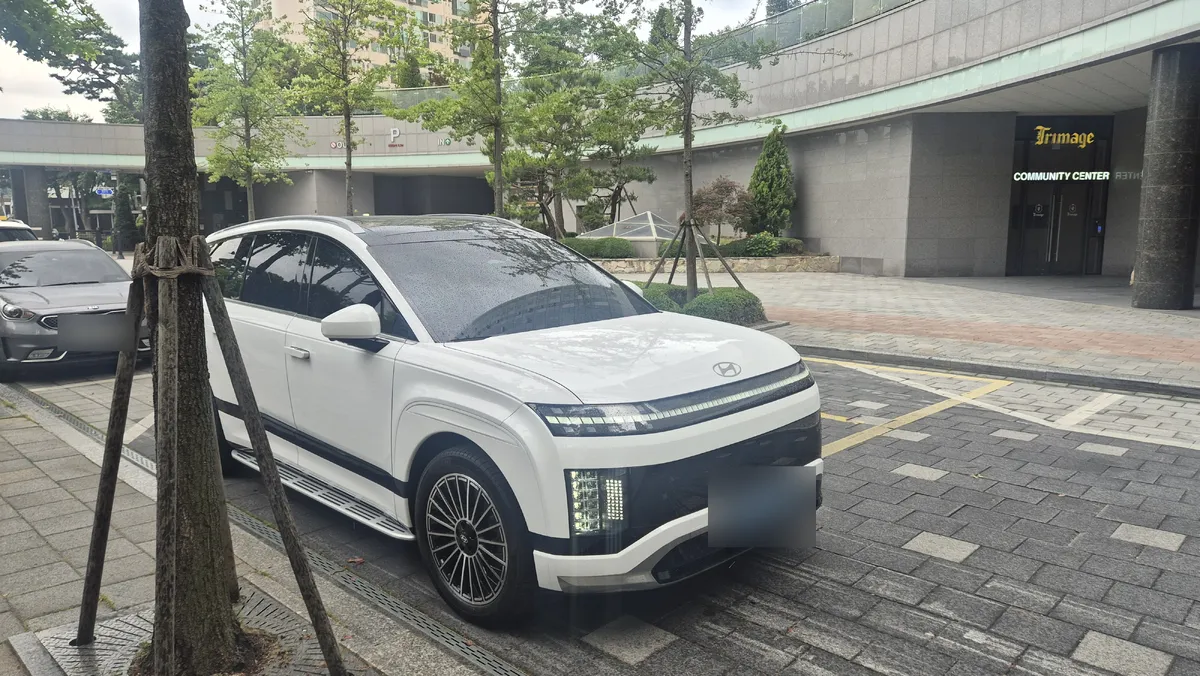 고양시 일산 현대자동차 전기 SUV 측면 출고 상담